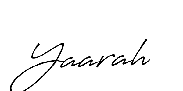 Use a signature maker to create a handwritten signature online. With this signature software, you can design (Antro_Vectra_Bolder) your own signature for name Yaarah. Yaarah signature style 7 images and pictures png