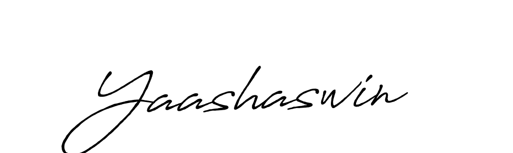 Also we have Yaashaswin name is the best signature style. Create professional handwritten signature collection using Antro_Vectra_Bolder autograph style. Yaashaswin signature style 7 images and pictures png