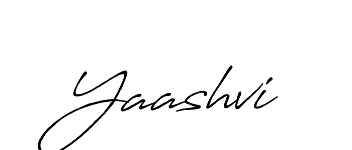 Use a signature maker to create a handwritten signature online. With this signature software, you can design (Antro_Vectra_Bolder) your own signature for name Yaashvi. Yaashvi signature style 7 images and pictures png