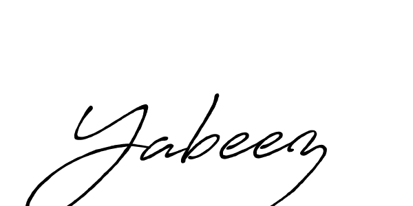 Once you've used our free online signature maker to create your best signature Antro_Vectra_Bolder style, it's time to enjoy all of the benefits that Yabeez name signing documents. Yabeez signature style 7 images and pictures png