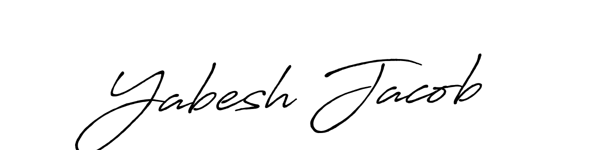 You should practise on your own different ways (Antro_Vectra_Bolder) to write your name (Yabesh Jacob) in signature. don't let someone else do it for you. Yabesh Jacob signature style 7 images and pictures png