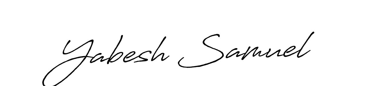 This is the best signature style for the Yabesh Samuel name. Also you like these signature font (Antro_Vectra_Bolder). Mix name signature. Yabesh Samuel signature style 7 images and pictures png