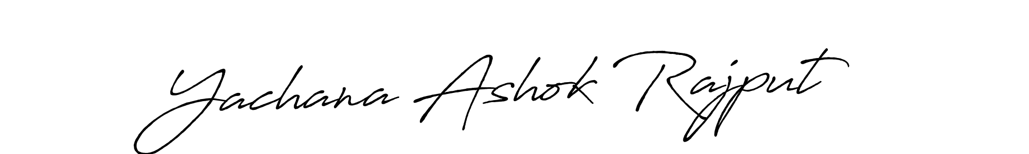 Similarly Antro_Vectra_Bolder is the best handwritten signature design. Signature creator online .You can use it as an online autograph creator for name Yachana Ashok Rajput. Yachana Ashok Rajput signature style 7 images and pictures png