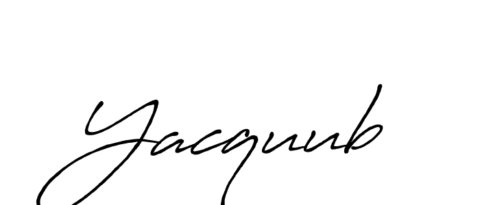 The best way (Antro_Vectra_Bolder) to make a short signature is to pick only two or three words in your name. The name Yacquub include a total of six letters. For converting this name. Yacquub signature style 7 images and pictures png