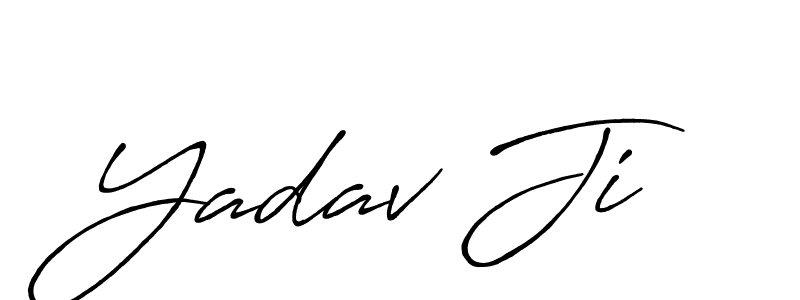 How to make Yadav Ji signature? Antro_Vectra_Bolder is a professional autograph style. Create handwritten signature for Yadav Ji name. Yadav Ji signature style 7 images and pictures png