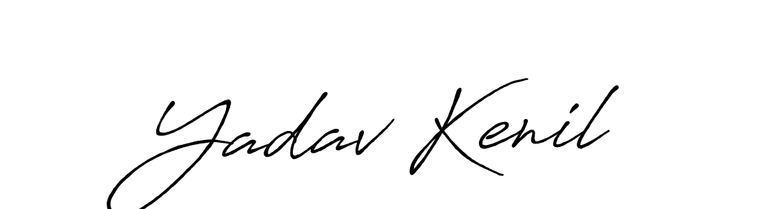 It looks lik you need a new signature style for name Yadav Kenil. Design unique handwritten (Antro_Vectra_Bolder) signature with our free signature maker in just a few clicks. Yadav Kenil signature style 7 images and pictures png