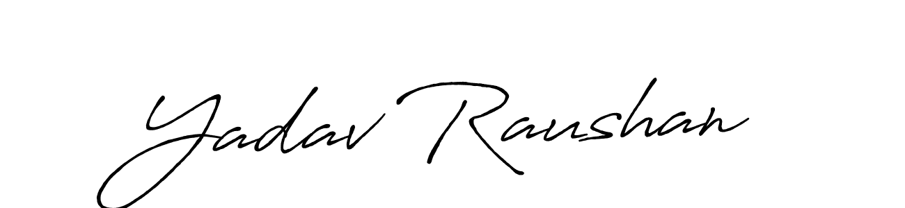 Once you've used our free online signature maker to create your best signature Antro_Vectra_Bolder style, it's time to enjoy all of the benefits that Yadav Raushan name signing documents. Yadav Raushan signature style 7 images and pictures png