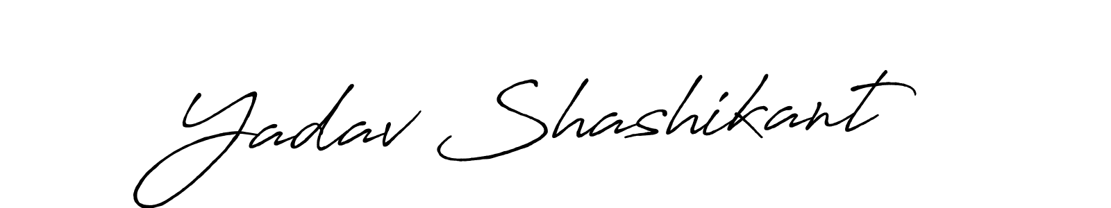 if you are searching for the best signature style for your name Yadav Shashikant. so please give up your signature search. here we have designed multiple signature styles  using Antro_Vectra_Bolder. Yadav Shashikant signature style 7 images and pictures png