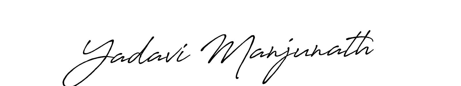 How to Draw Yadavi Manjunath signature style? Antro_Vectra_Bolder is a latest design signature styles for name Yadavi Manjunath. Yadavi Manjunath signature style 7 images and pictures png