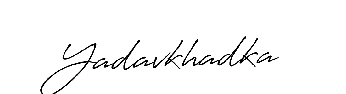 Also we have Yadavkhadka name is the best signature style. Create professional handwritten signature collection using Antro_Vectra_Bolder autograph style. Yadavkhadka signature style 7 images and pictures png