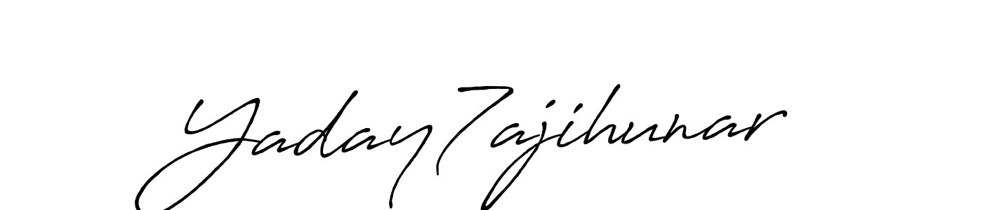 It looks lik you need a new signature style for name Yaday7ajihunar. Design unique handwritten (Antro_Vectra_Bolder) signature with our free signature maker in just a few clicks. Yaday7ajihunar signature style 7 images and pictures png