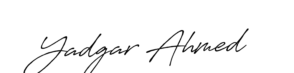 It looks lik you need a new signature style for name Yadgar Ahmed. Design unique handwritten (Antro_Vectra_Bolder) signature with our free signature maker in just a few clicks. Yadgar Ahmed signature style 7 images and pictures png