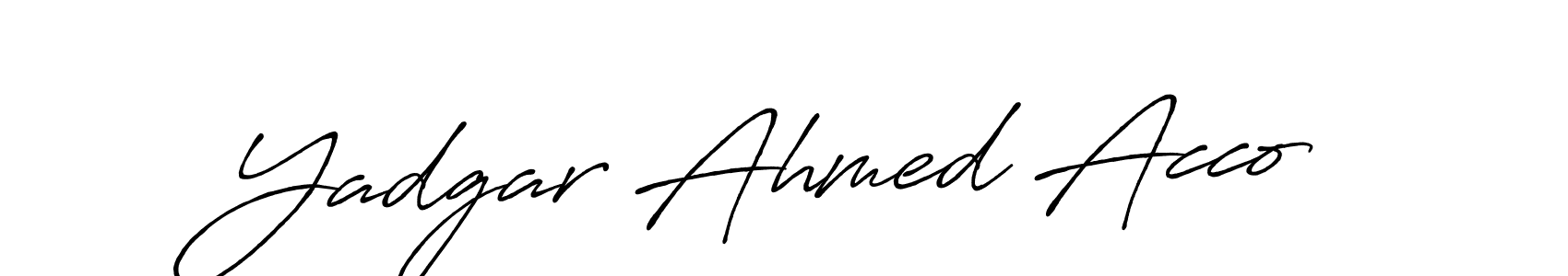 Make a beautiful signature design for name Yadgar Ahmed Acco. Use this online signature maker to create a handwritten signature for free. Yadgar Ahmed Acco signature style 7 images and pictures png