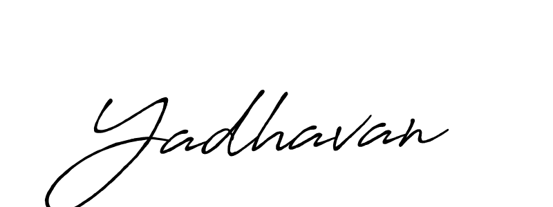 It looks lik you need a new signature style for name Yadhavan. Design unique handwritten (Antro_Vectra_Bolder) signature with our free signature maker in just a few clicks. Yadhavan signature style 7 images and pictures png