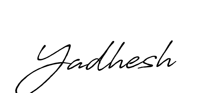 Yadhesh stylish signature style. Best Handwritten Sign (Antro_Vectra_Bolder) for my name. Handwritten Signature Collection Ideas for my name Yadhesh. Yadhesh signature style 7 images and pictures png