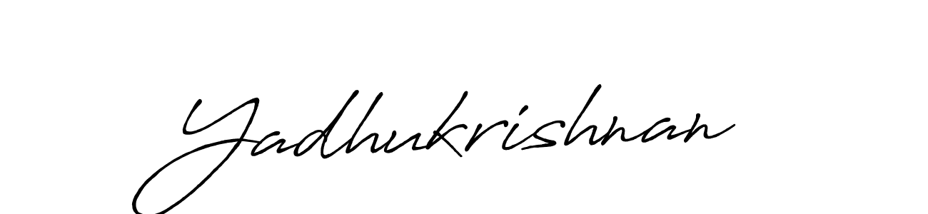 Once you've used our free online signature maker to create your best signature Antro_Vectra_Bolder style, it's time to enjoy all of the benefits that Yadhukrishnan name signing documents. Yadhukrishnan signature style 7 images and pictures png