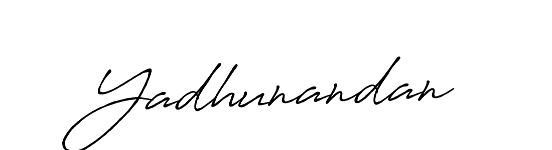 Antro_Vectra_Bolder is a professional signature style that is perfect for those who want to add a touch of class to their signature. It is also a great choice for those who want to make their signature more unique. Get Yadhunandan name to fancy signature for free. Yadhunandan signature style 7 images and pictures png
