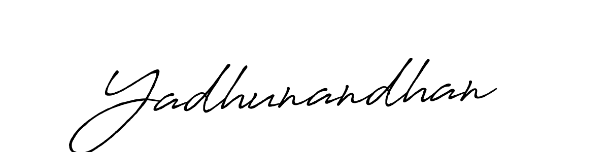 Also we have Yadhunandhan name is the best signature style. Create professional handwritten signature collection using Antro_Vectra_Bolder autograph style. Yadhunandhan signature style 7 images and pictures png