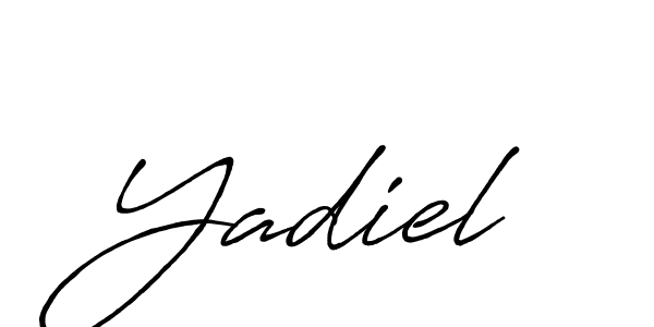 How to make Yadiel signature? Antro_Vectra_Bolder is a professional autograph style. Create handwritten signature for Yadiel name. Yadiel signature style 7 images and pictures png