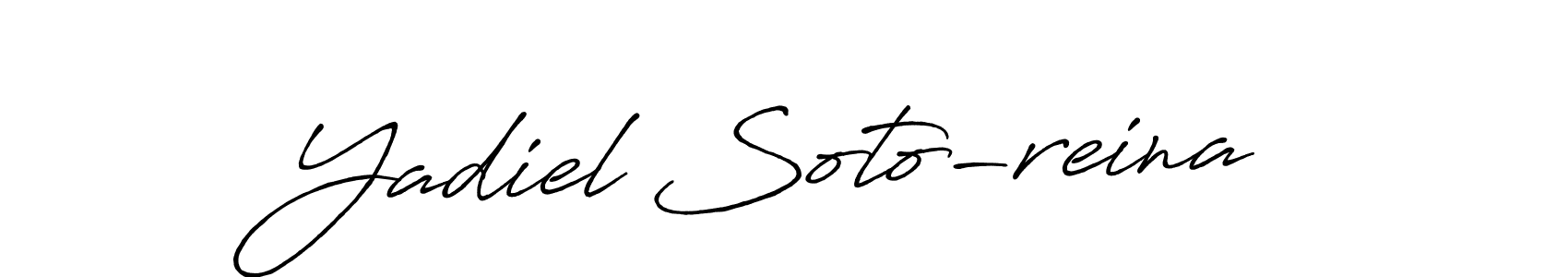 Use a signature maker to create a handwritten signature online. With this signature software, you can design (Antro_Vectra_Bolder) your own signature for name Yadiel Soto-reina. Yadiel Soto-reina signature style 7 images and pictures png