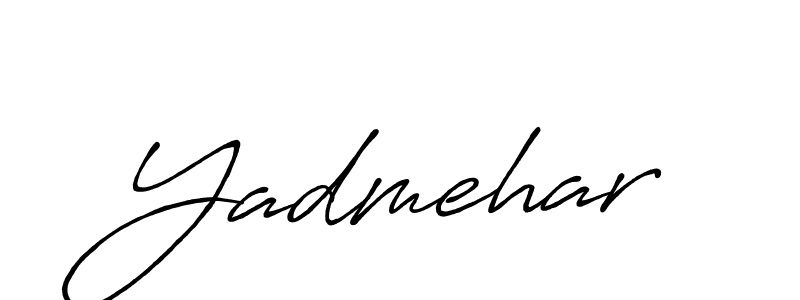 Also we have Yadmehar name is the best signature style. Create professional handwritten signature collection using Antro_Vectra_Bolder autograph style. Yadmehar signature style 7 images and pictures png