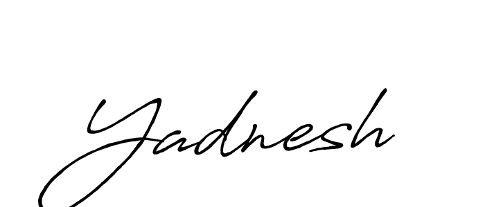 Create a beautiful signature design for name Yadnesh. With this signature (Antro_Vectra_Bolder) fonts, you can make a handwritten signature for free. Yadnesh signature style 7 images and pictures png