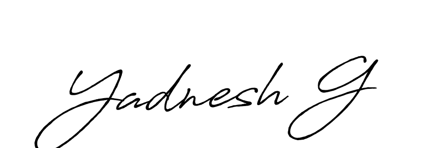 Similarly Antro_Vectra_Bolder is the best handwritten signature design. Signature creator online .You can use it as an online autograph creator for name Yadnesh G. Yadnesh G signature style 7 images and pictures png