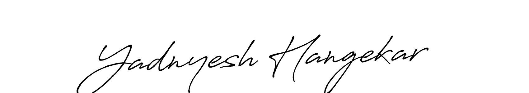 Similarly Antro_Vectra_Bolder is the best handwritten signature design. Signature creator online .You can use it as an online autograph creator for name Yadnyesh Hangekar. Yadnyesh Hangekar signature style 7 images and pictures png