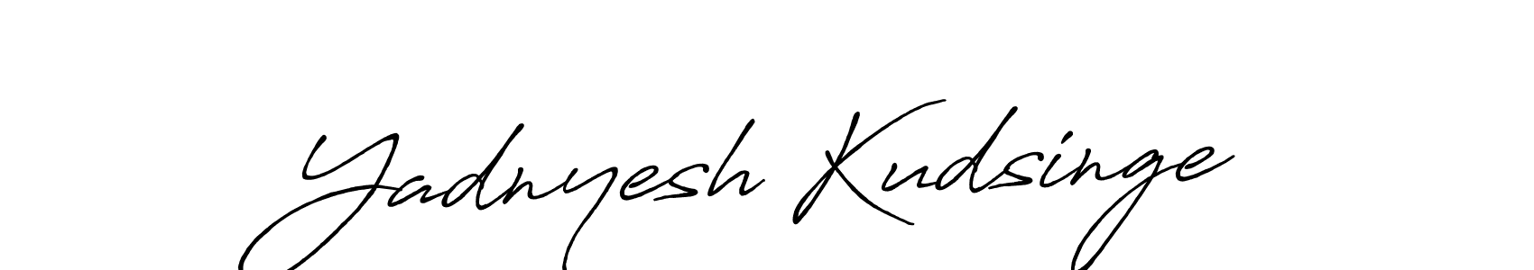 Antro_Vectra_Bolder is a professional signature style that is perfect for those who want to add a touch of class to their signature. It is also a great choice for those who want to make their signature more unique. Get Yadnyesh Kudsinge name to fancy signature for free. Yadnyesh Kudsinge signature style 7 images and pictures png