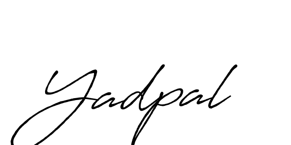 Yadpal stylish signature style. Best Handwritten Sign (Antro_Vectra_Bolder) for my name. Handwritten Signature Collection Ideas for my name Yadpal. Yadpal signature style 7 images and pictures png