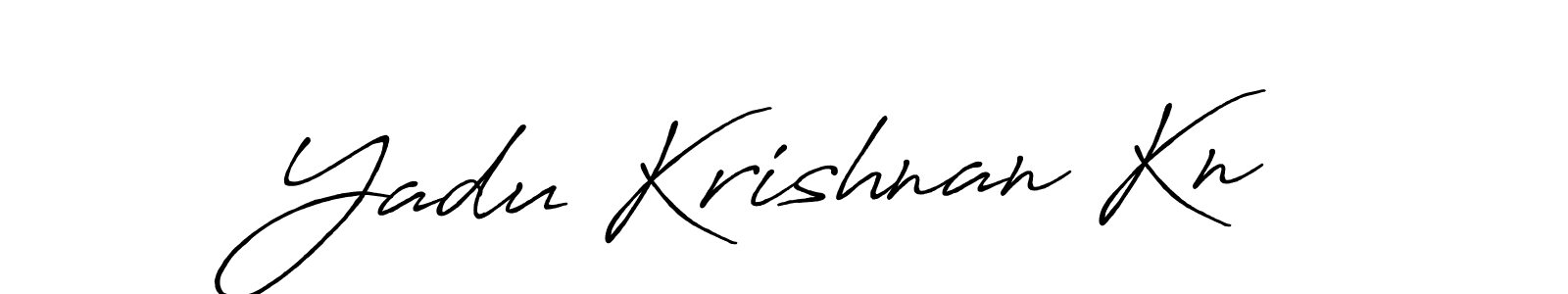 Make a beautiful signature design for name Yadu Krishnan Kn. Use this online signature maker to create a handwritten signature for free. Yadu Krishnan Kn signature style 7 images and pictures png