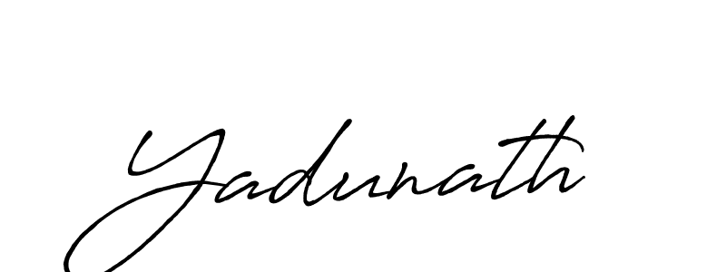 How to make Yadunath signature? Antro_Vectra_Bolder is a professional autograph style. Create handwritten signature for Yadunath name. Yadunath signature style 7 images and pictures png