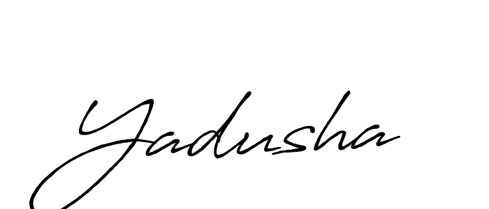 if you are searching for the best signature style for your name Yadusha. so please give up your signature search. here we have designed multiple signature styles  using Antro_Vectra_Bolder. Yadusha signature style 7 images and pictures png