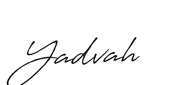 Yadvah stylish signature style. Best Handwritten Sign (Antro_Vectra_Bolder) for my name. Handwritten Signature Collection Ideas for my name Yadvah. Yadvah signature style 7 images and pictures png