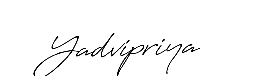 How to Draw Yadvipriya signature style? Antro_Vectra_Bolder is a latest design signature styles for name Yadvipriya. Yadvipriya signature style 7 images and pictures png