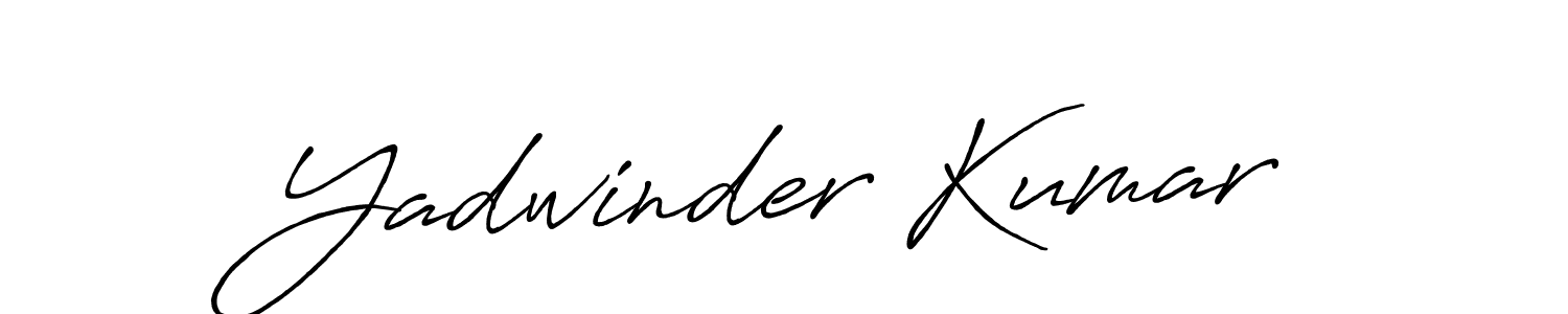It looks lik you need a new signature style for name Yadwinder Kumar. Design unique handwritten (Antro_Vectra_Bolder) signature with our free signature maker in just a few clicks. Yadwinder Kumar signature style 7 images and pictures png