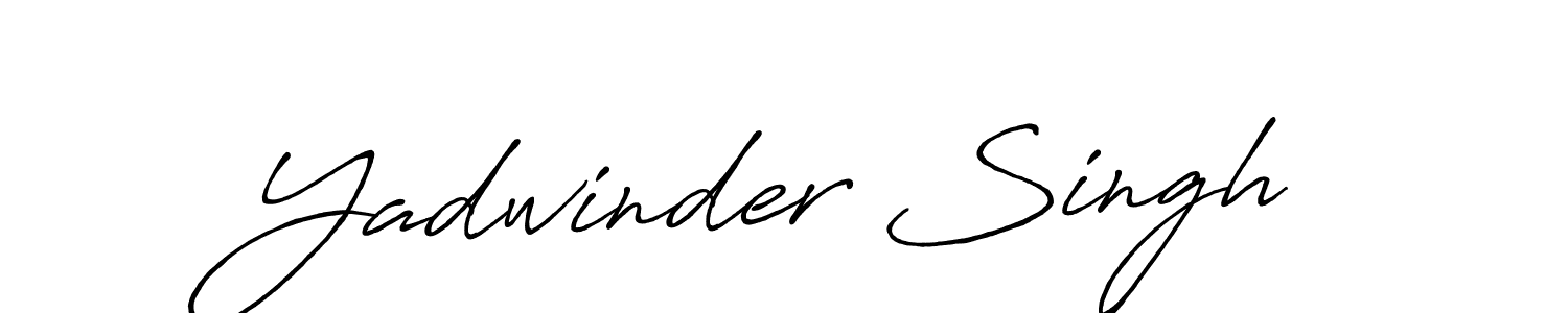 Yadwinder Singh stylish signature style. Best Handwritten Sign (Antro_Vectra_Bolder) for my name. Handwritten Signature Collection Ideas for my name Yadwinder Singh. Yadwinder Singh signature style 7 images and pictures png