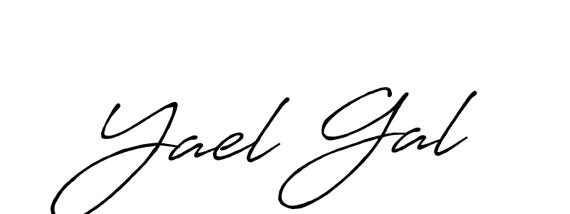 Make a beautiful signature design for name Yael Gal. Use this online signature maker to create a handwritten signature for free. Yael Gal signature style 7 images and pictures png