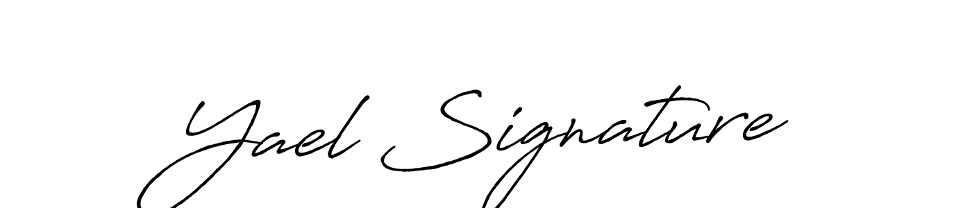 How to make Yael Signature signature? Antro_Vectra_Bolder is a professional autograph style. Create handwritten signature for Yael Signature name. Yael Signature signature style 7 images and pictures png