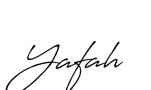 Use a signature maker to create a handwritten signature online. With this signature software, you can design (Antro_Vectra_Bolder) your own signature for name Yafah. Yafah signature style 7 images and pictures png