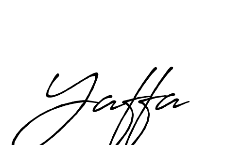 How to make Yaffa signature? Antro_Vectra_Bolder is a professional autograph style. Create handwritten signature for Yaffa name. Yaffa signature style 7 images and pictures png