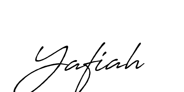 How to make Yafiah name signature. Use Antro_Vectra_Bolder style for creating short signs online. This is the latest handwritten sign. Yafiah signature style 7 images and pictures png