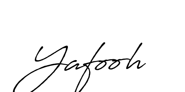 Make a beautiful signature design for name Yafooh. With this signature (Antro_Vectra_Bolder) style, you can create a handwritten signature for free. Yafooh signature style 7 images and pictures png