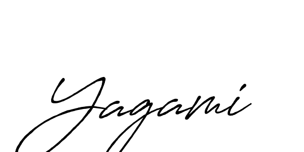 Design your own signature with our free online signature maker. With this signature software, you can create a handwritten (Antro_Vectra_Bolder) signature for name Yagami. Yagami signature style 7 images and pictures png