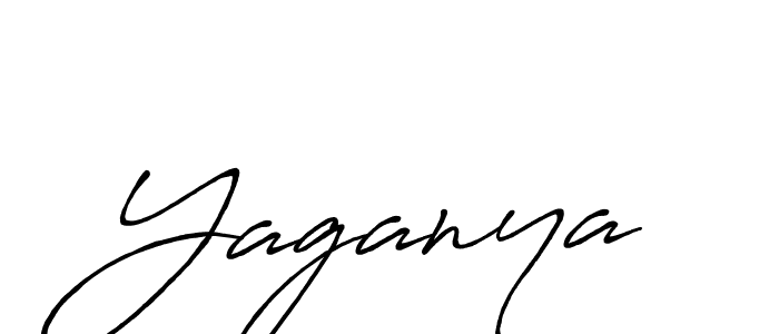 How to make Yaganya name signature. Use Antro_Vectra_Bolder style for creating short signs online. This is the latest handwritten sign. Yaganya signature style 7 images and pictures png