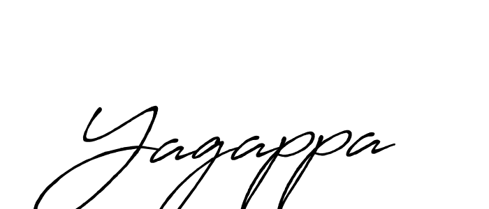 Use a signature maker to create a handwritten signature online. With this signature software, you can design (Antro_Vectra_Bolder) your own signature for name Yagappa. Yagappa signature style 7 images and pictures png
