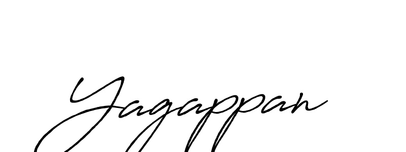 Design your own signature with our free online signature maker. With this signature software, you can create a handwritten (Antro_Vectra_Bolder) signature for name Yagappan. Yagappan signature style 7 images and pictures png
