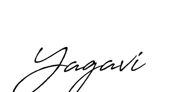 Use a signature maker to create a handwritten signature online. With this signature software, you can design (Antro_Vectra_Bolder) your own signature for name Yagavi. Yagavi signature style 7 images and pictures png