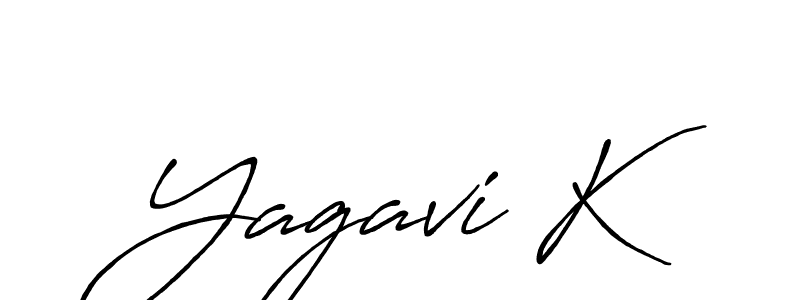 Also You can easily find your signature by using the search form. We will create Yagavi K name handwritten signature images for you free of cost using Antro_Vectra_Bolder sign style. Yagavi K signature style 7 images and pictures png