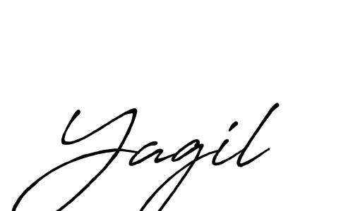 Once you've used our free online signature maker to create your best signature Antro_Vectra_Bolder style, it's time to enjoy all of the benefits that Yagil name signing documents. Yagil signature style 7 images and pictures png